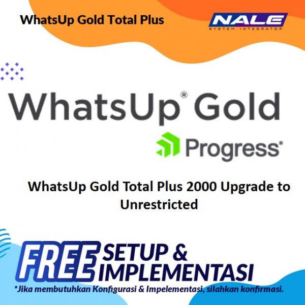 WhatsUp Gold Total Plus 2000 Upgrade to Unrestricted