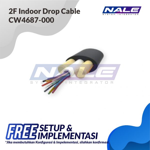 2F INDOOR DROP CABLE,GJXFH-2B6 G657A2 (CW4687-000)
